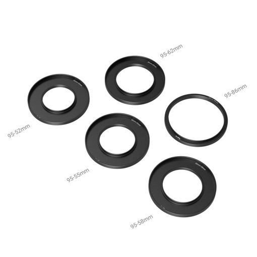 Smallrig 3383 Adapter Rings Kit (Î¦52/55/58/62/86 95mm) - Mini Matte Box